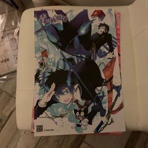 blue exorcist poster